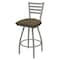 Holland Bar Stool Co 25" Swivel Counter Stool, Nickel Finish, Graph Cork Seat X410 - alternate 1